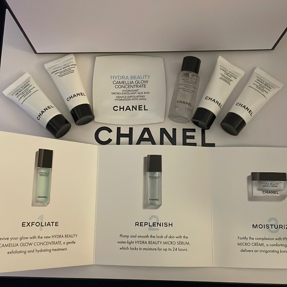 CHANEL Hydra Beauty travel size/ sample skincare. 6 items. - Picture 1 of 6
